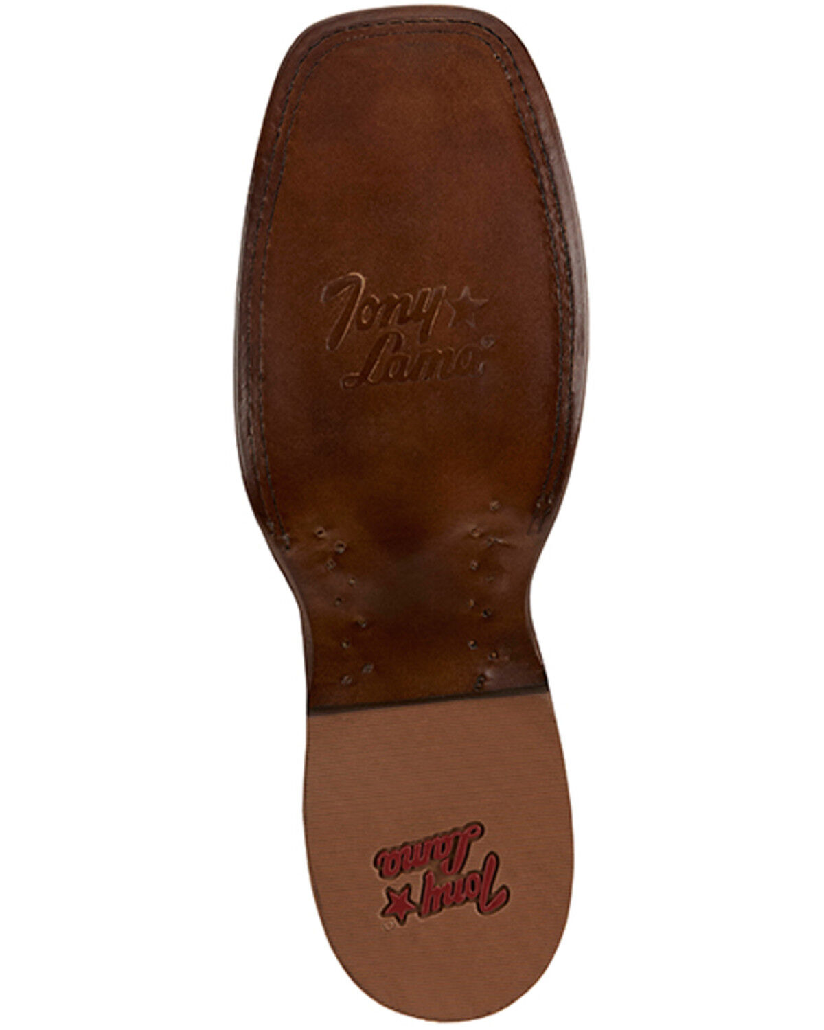 Image #7 - Tony Lama Men's Lars Western Boots - Broad Square Toe, Brown, hi-res