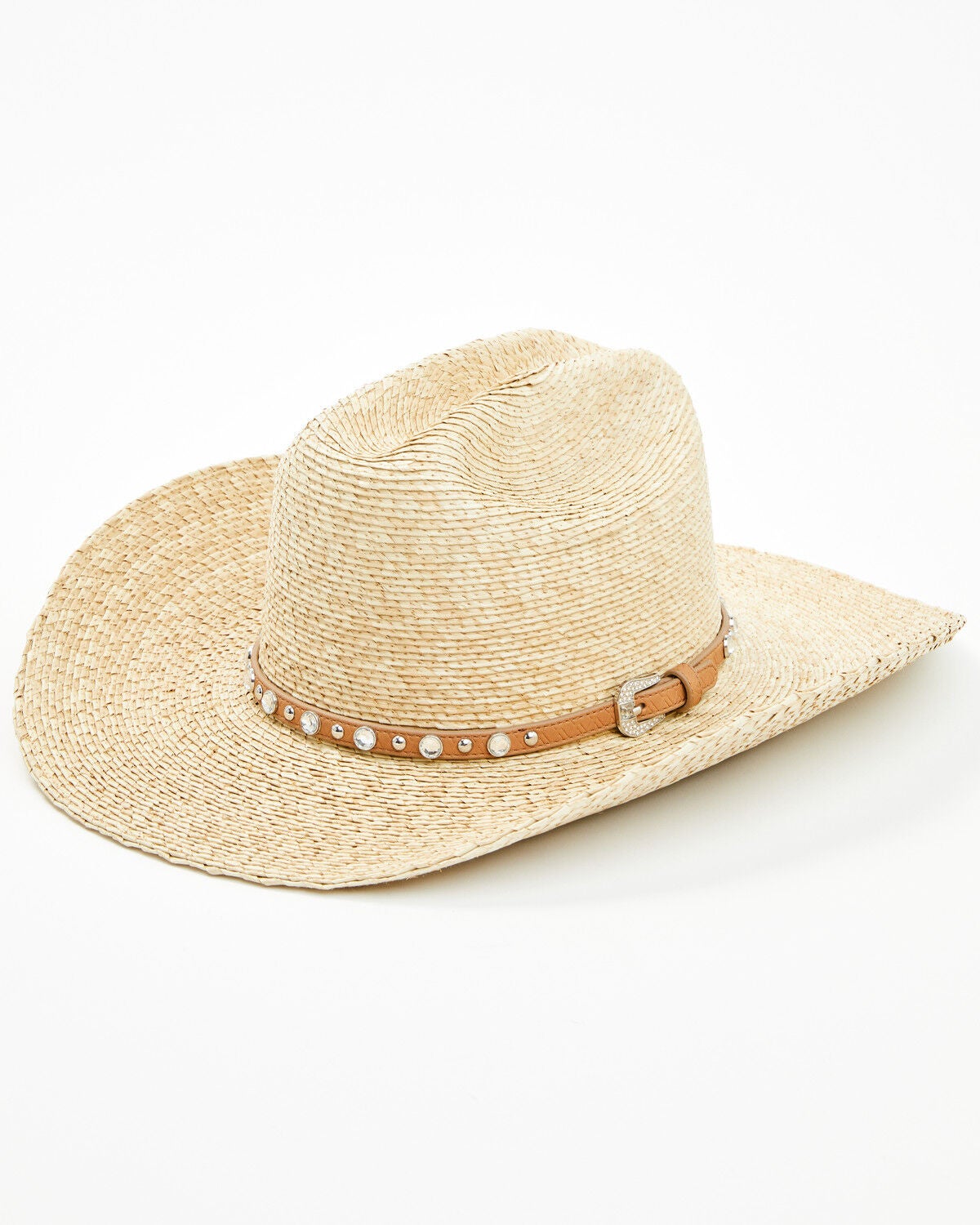 Shyanne Women's Sky Straw Cowboy Hat, Natural, hi-res