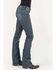 Stetson Women's 818 Medium Hollywood Deco Bootcut Jeans, Blue, hi-res