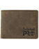 Timberland Pro Men's Leather RFID Flip Pocket Wallet, Dark Brown, hi-res