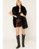 Image #1 - Azalea Wang Women's Starlet Faux Fur Wrap, Black, hi-res