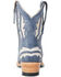 Image #5 - Lane Women's Walk The Line Western Booties - Snip Toe, Blue, hi-res