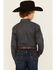 Image #4 - Cinch Boys' Dot Geo Print Long Sleeve Button-Down Western Shirt, Blue, hi-res