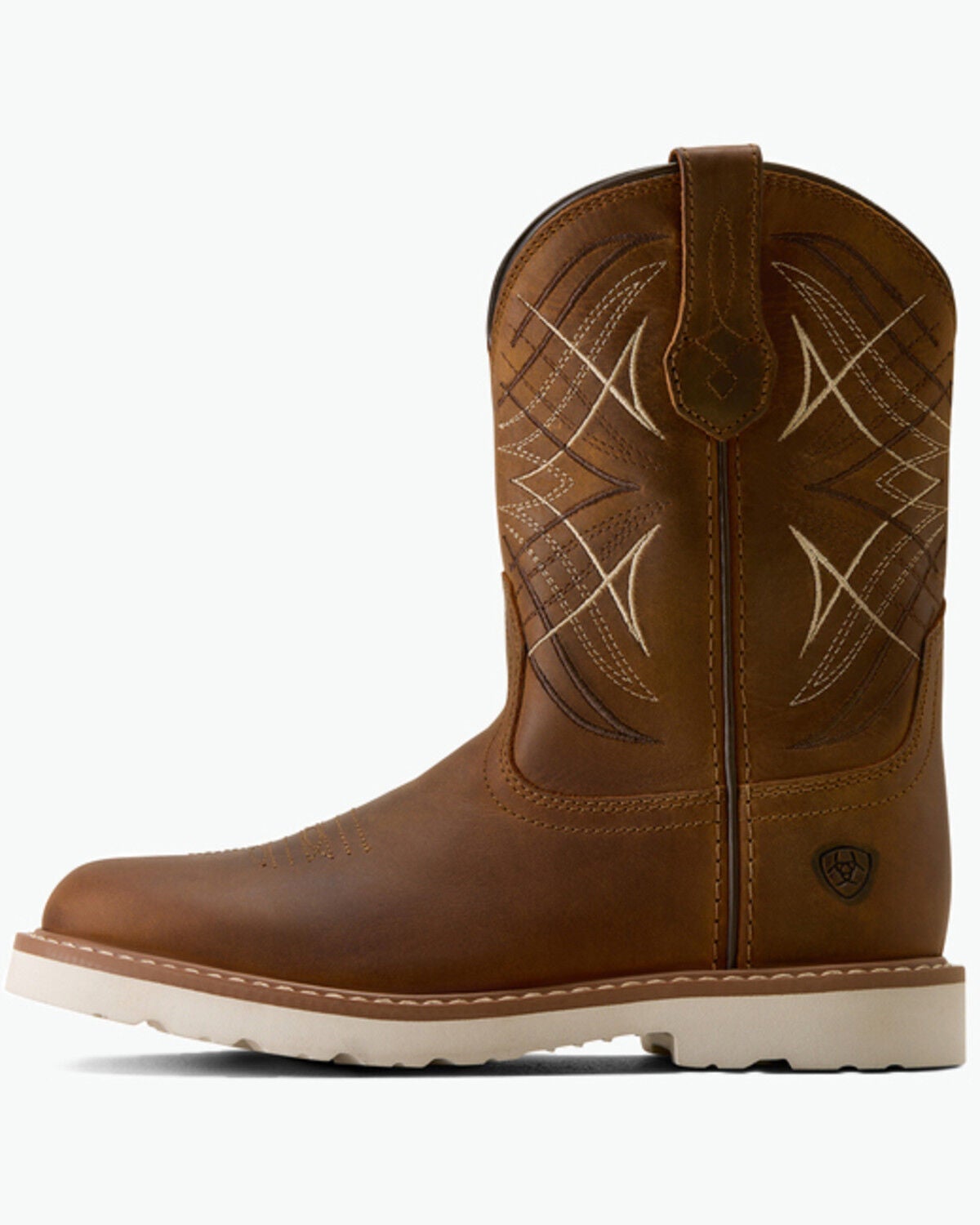 Image #2 - Ariat Boys' Activate Performance Western Boots - Round Toe, Brown, hi-res