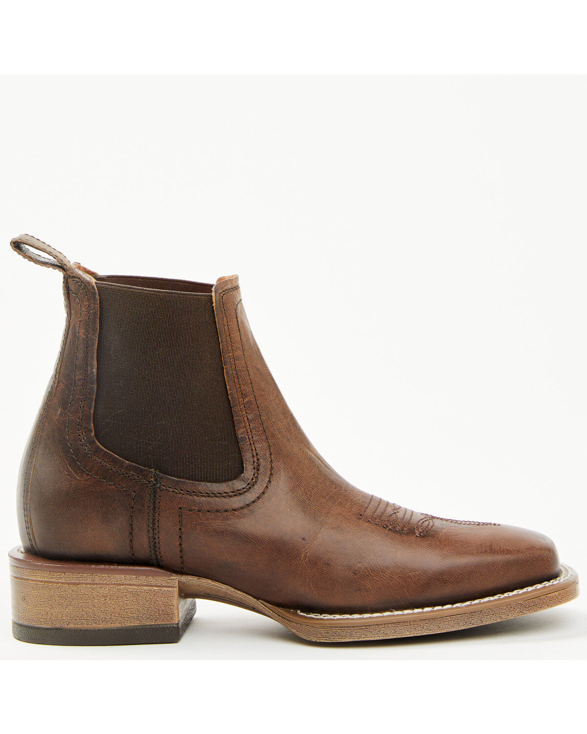Image #2 - Shyanne Stryde® Women's Chelsea Boots - Square Toe, Brown, hi-res