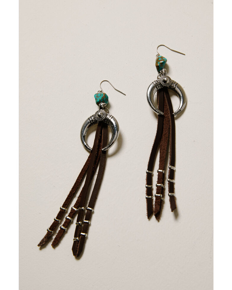 Idyllwind Women's In The Night Fringe Earrings, Silver, hi-res
