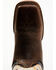 Image #6 - Dan Post Women's Sure Shot Embroidered Overlay Western Leather Boots - Broad Square Toe, Black/tan, hi-res