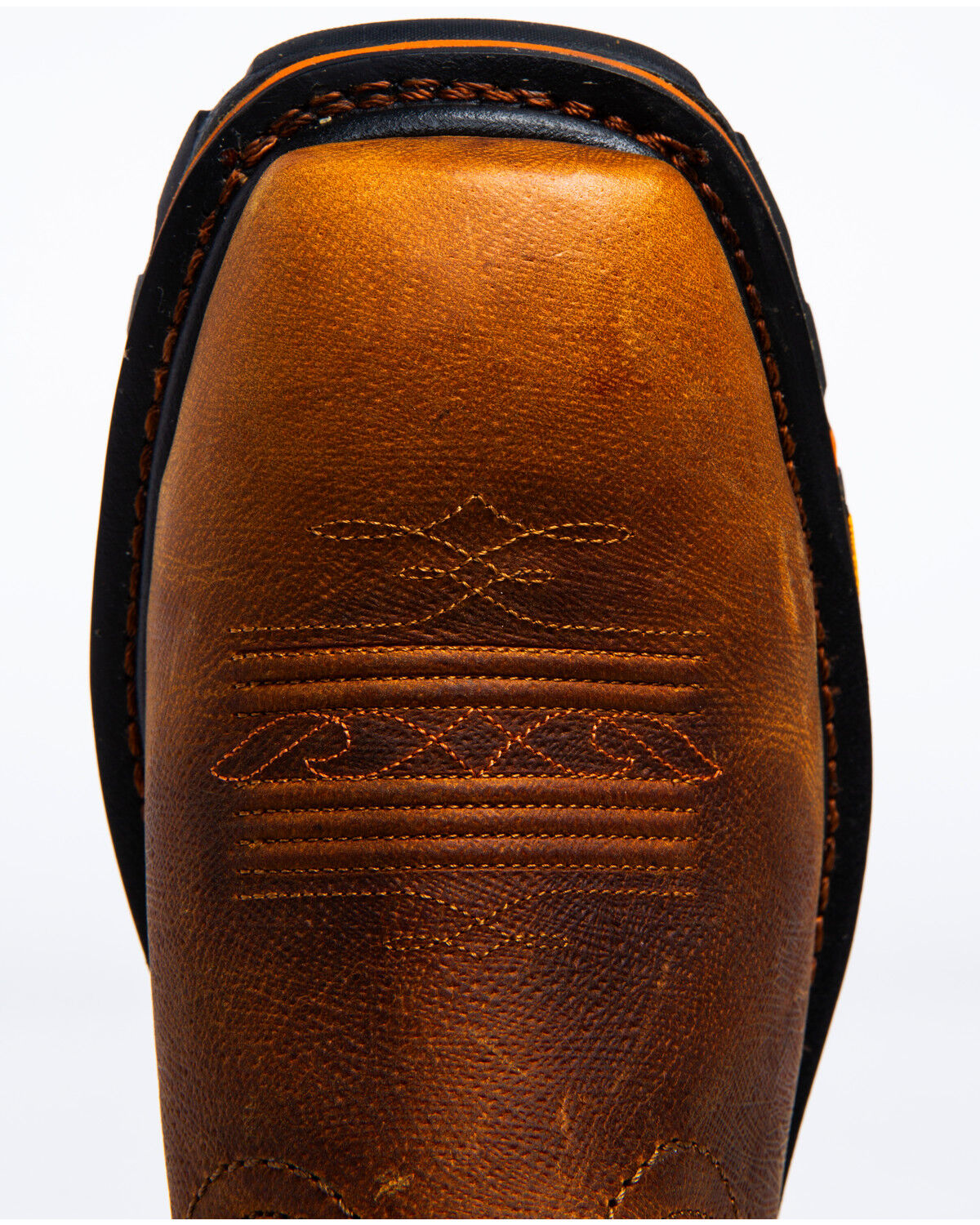 Image #6 - Cody James Men's Flag Western Work Boots - Nano Composite Toe, Brown, hi-res
