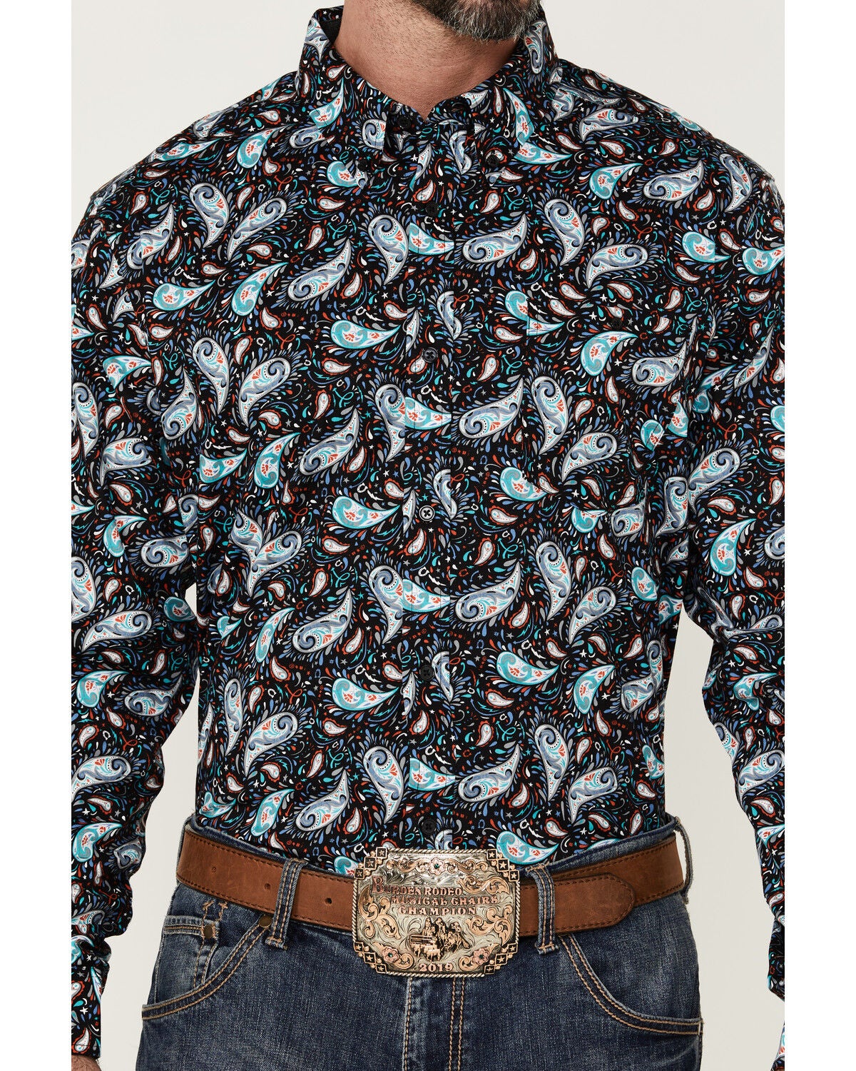 big and tall paisley shirt