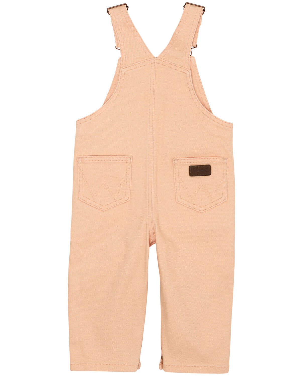Image #2 - Wrangler Toddler Girls' Overalls, Peach, hi-res