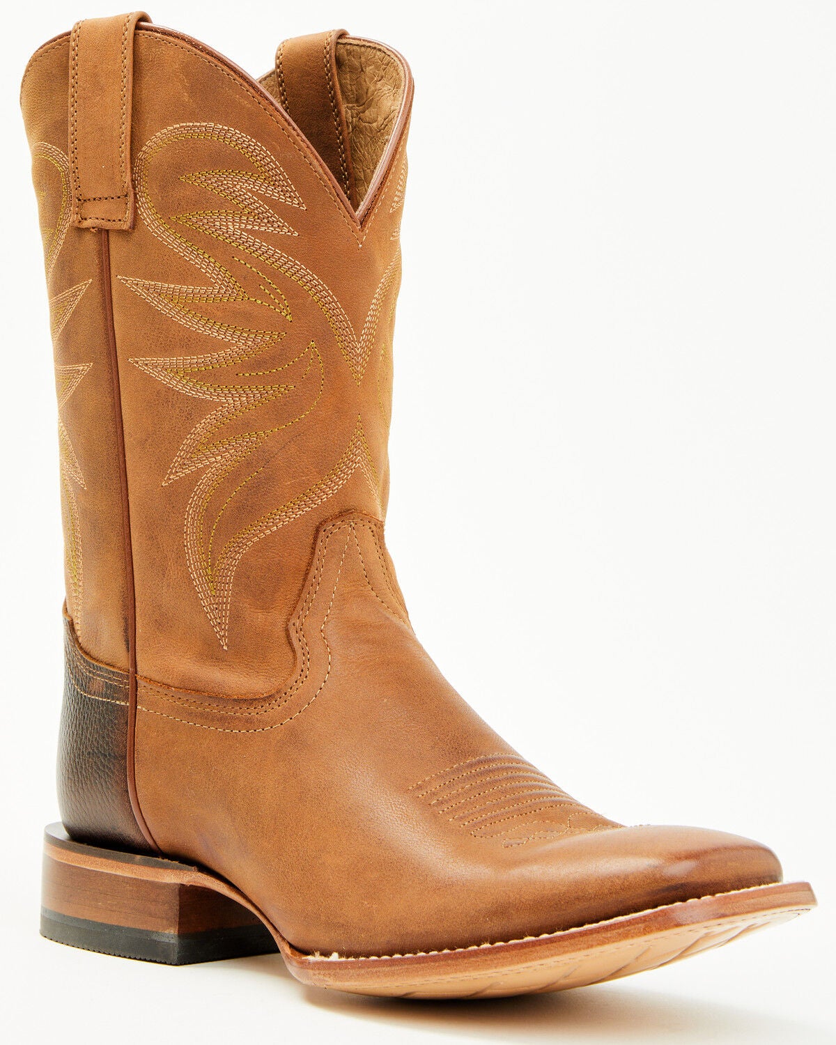 Image #1 - Cody James Men's McBride Roughout Western Boots - Broad Square Toe, Tan, hi-res