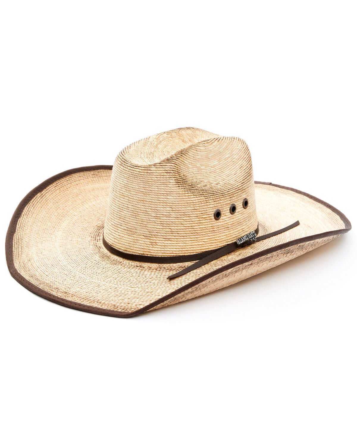 Twister Fired Straw Cowboy Hat, Dark Brown, hi-res
