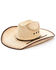 Image #1 - Twister Fired Straw Cowboy Hat , Dark Brown, hi-res