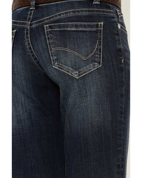 Image #4 - Stetson Women's 214 Trouser Flare Jeans , Blue, hi-res