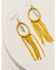 Image #1 - Idyllwind Women's Twist & Turn Tassel Earrings, Silver, hi-res