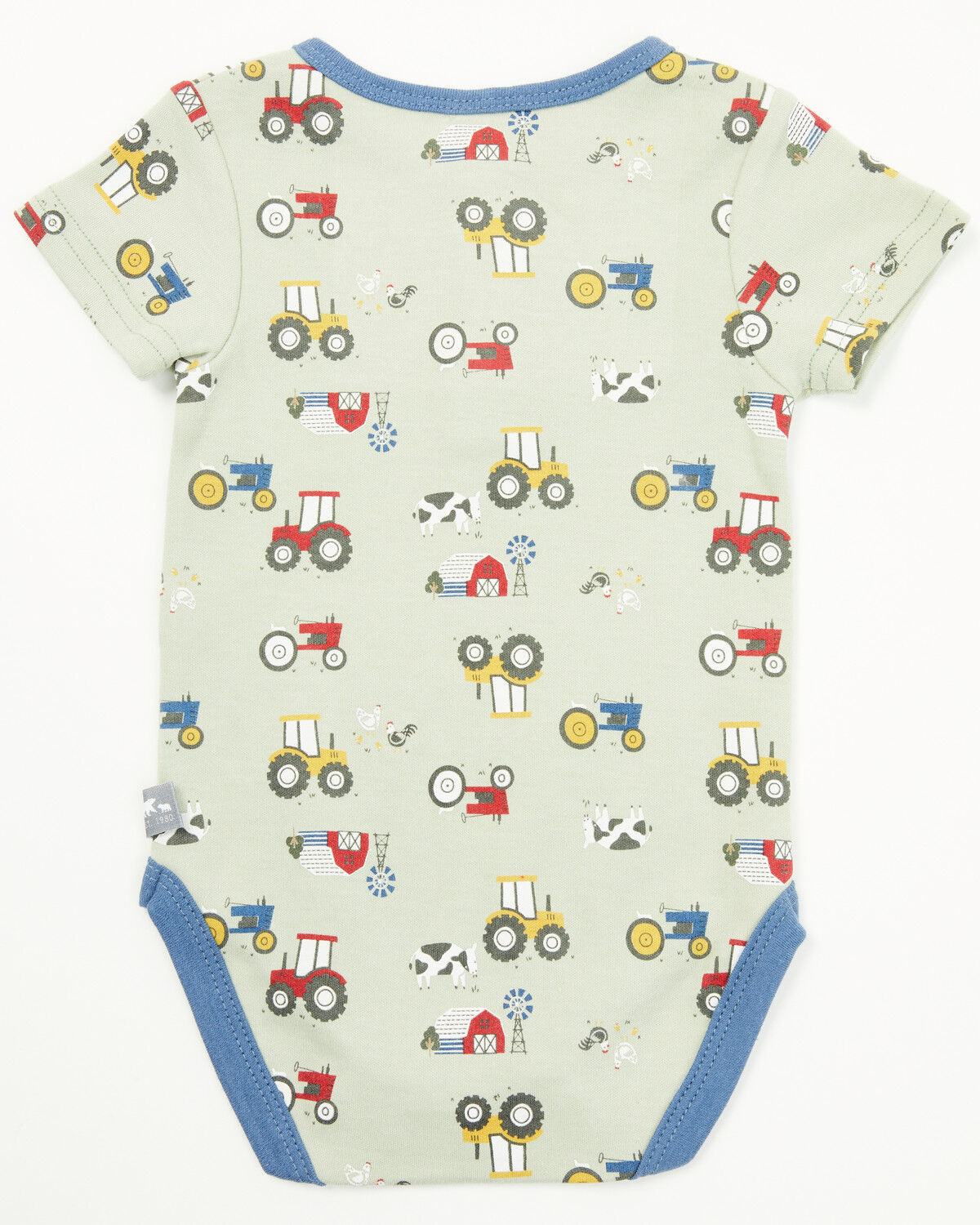 Image #3 - Rugged Bear Infant Boys' Farm Print Onesies - 2 Pack, Green, hi-res