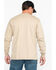 Image #2 - Carhartt Men's FR Solid Long Sleeve Work Henley Shirt - Big & Tall, Beige/khaki, hi-res