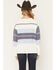 Image #4 - Originality Women's Textured Striped Sweater, Blue, hi-res