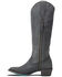 Image #3 - Lane Women's Plain Jane Tall Western Boots - Round Toe, Black, hi-res
