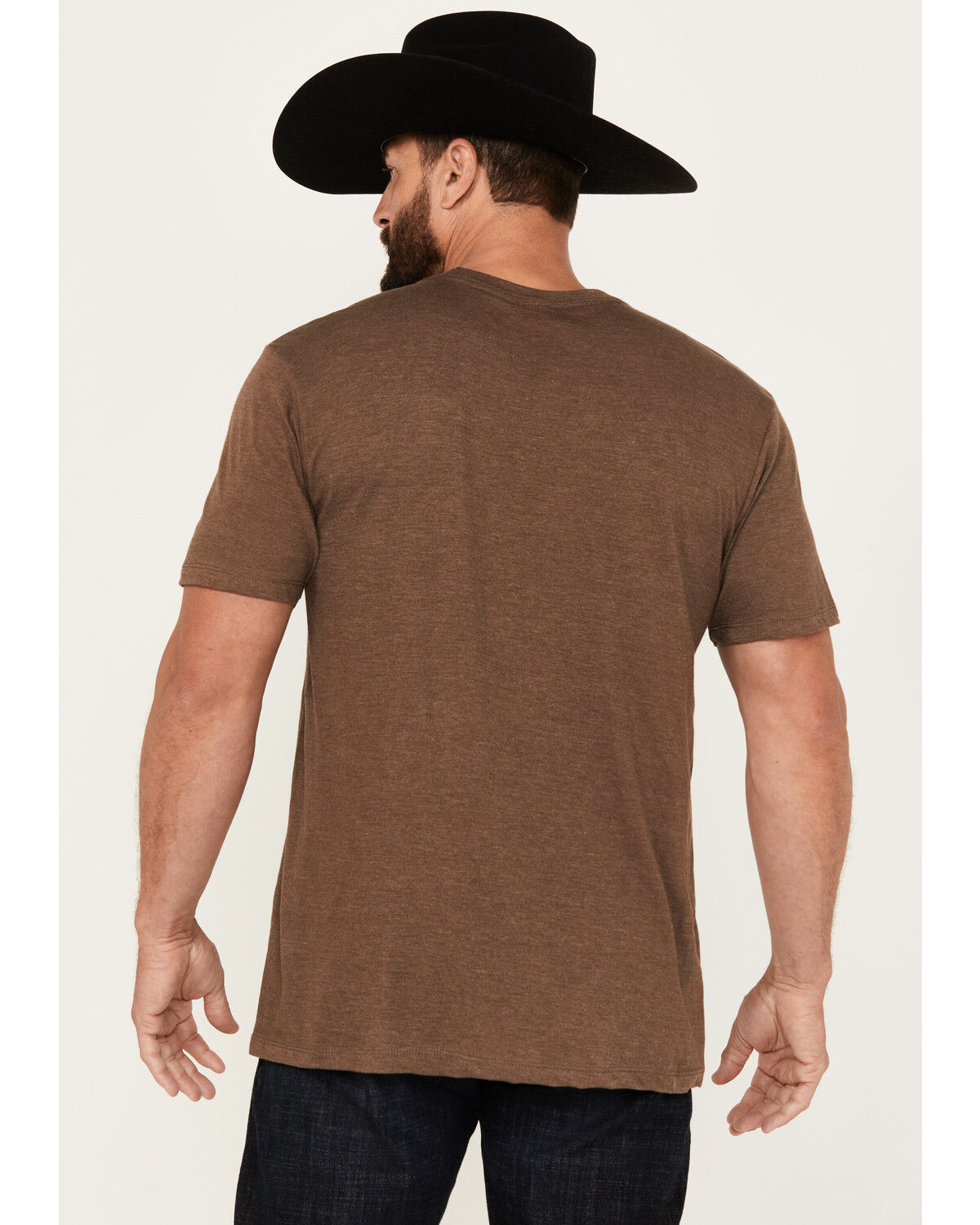 Image #4 - RANK 45® Men's Orwell Short Sleeve Graphic T-Shirt, Chocolate, hi-res