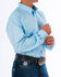 Image #2 - Cinch Men's Striped Print Shirt - Big & Tall, Light Blue, hi-res