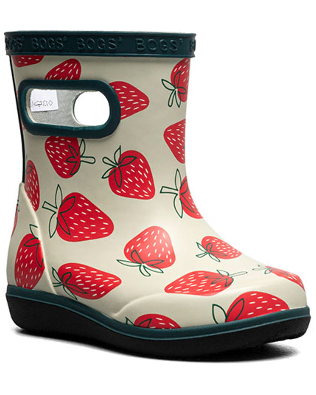 Image #1 - Bogs Toddler Girls' Skipper II Strawberries Rainboots, Multi, hi-res