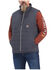 Image #1 - Ariat Men's Rebar Valiant Stretch Canvas Zip-Front Insulated Work Vest , Charcoal, hi-res