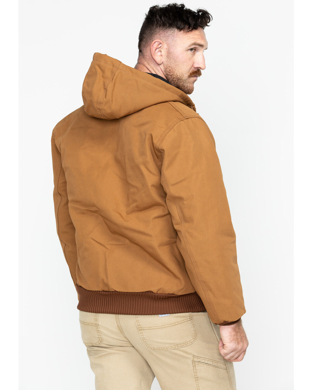 Carhartt Quilted Flannel-Lined Duck Active Jacket - Country