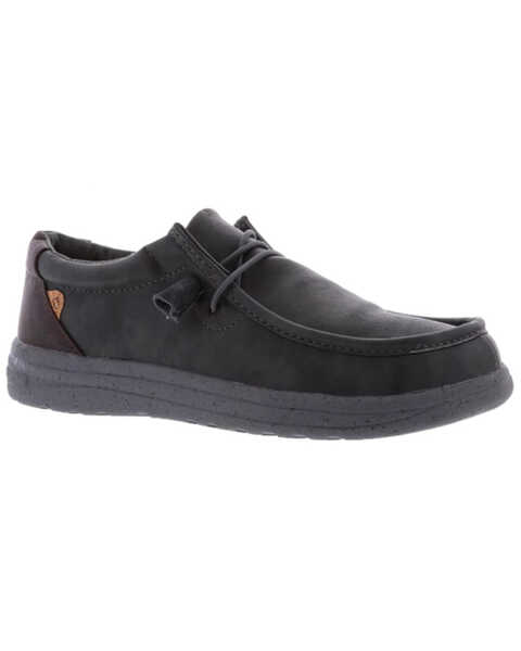Lamo Footwear Men's Paul Slip-On Casual Shoes - Moc , Charcoal, hi-res