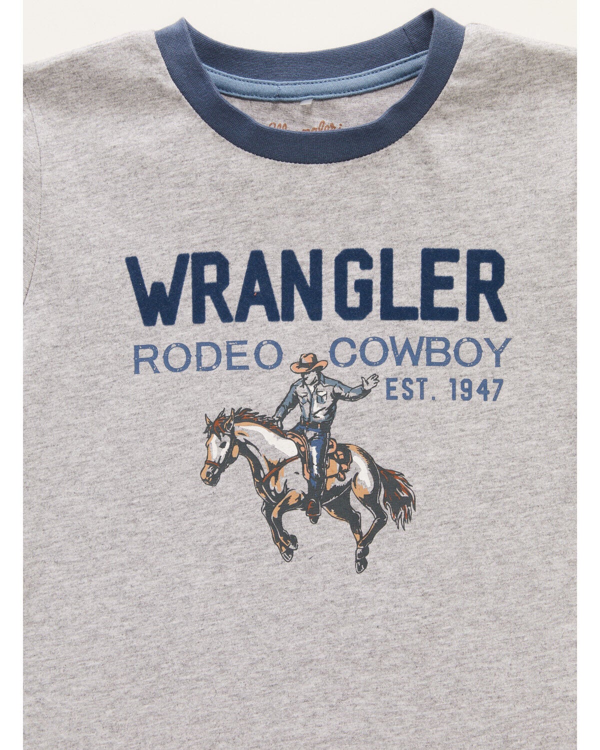 Image #2 - Wrangler Toddler Boys' Rodeo Cowboy Short Sleeve Graphic T-Shirt, Grey, hi-res