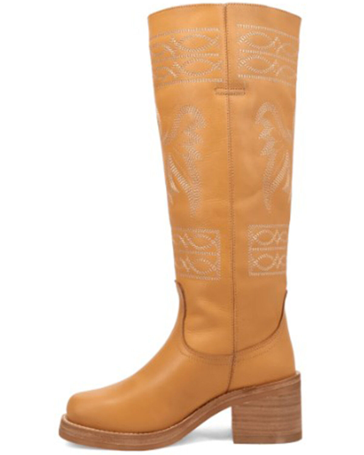 Image #3 - Dingo Women's Avalon Tall Fashion Boots - Round Toe, Mustard, hi-res