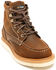 Image #1 - Hawx Men's 6" Grade Work Boots - Moc Toe, Distressed Brown, hi-res
