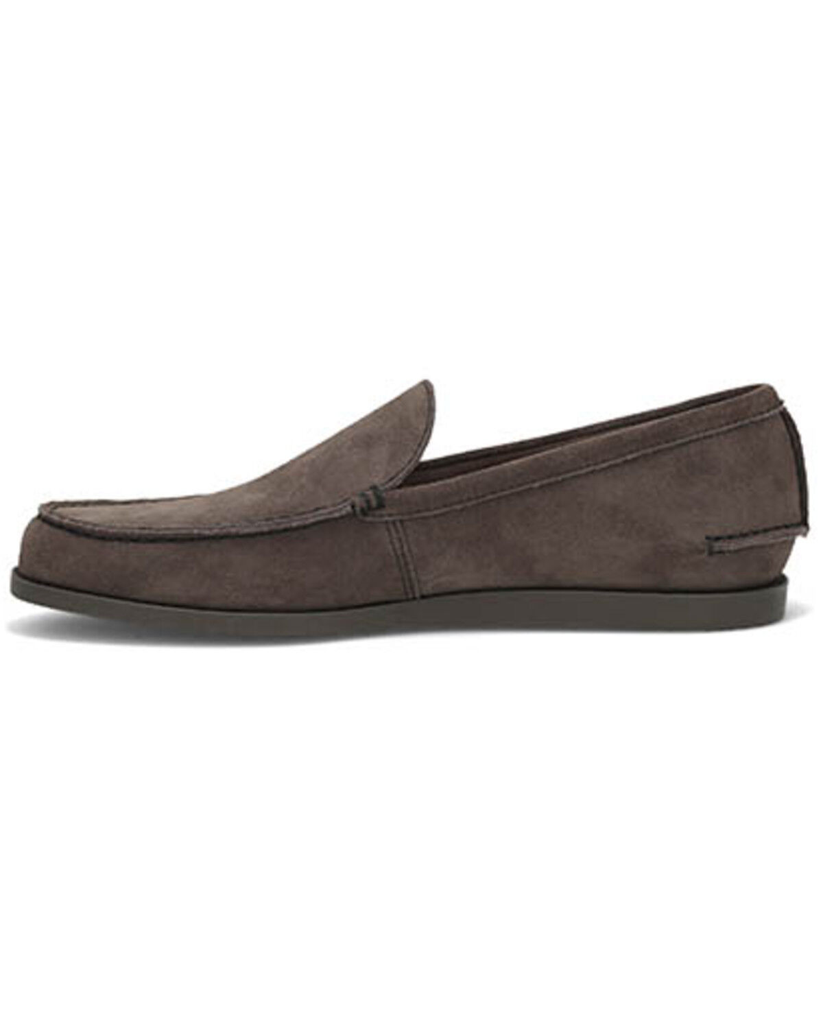 Image #3 - Frye Men's Mason Slip-On Casual Shoes - Moc Toe , Dark Grey, hi-res