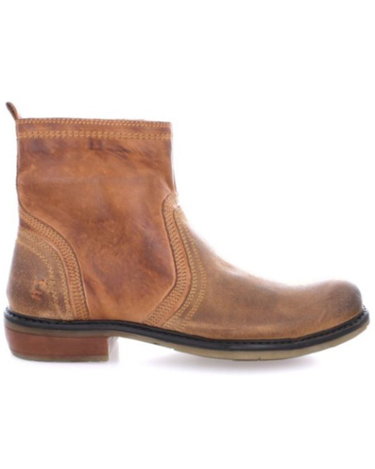 Image #2 - Roan by Bed Stu Men's Crestone Casual Boots - Square Toe, Tan, hi-res