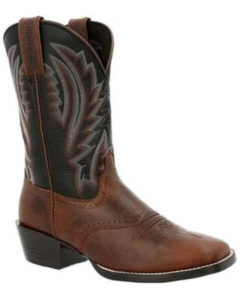 Durango Men's Westward Western Boots - Wide Square Toe, Black, hi-res