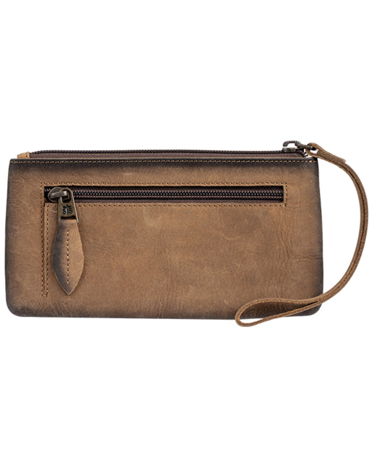 Image #2 - STS Ranchwear By Carroll Women's Baroness Basic Bliss Haley Wristlet Wallet, Brown, hi-res