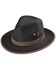 Image #1 - Outback Trading Co. Madison River UPF 50 Sun Protection Oilskin Hat, Black, hi-res