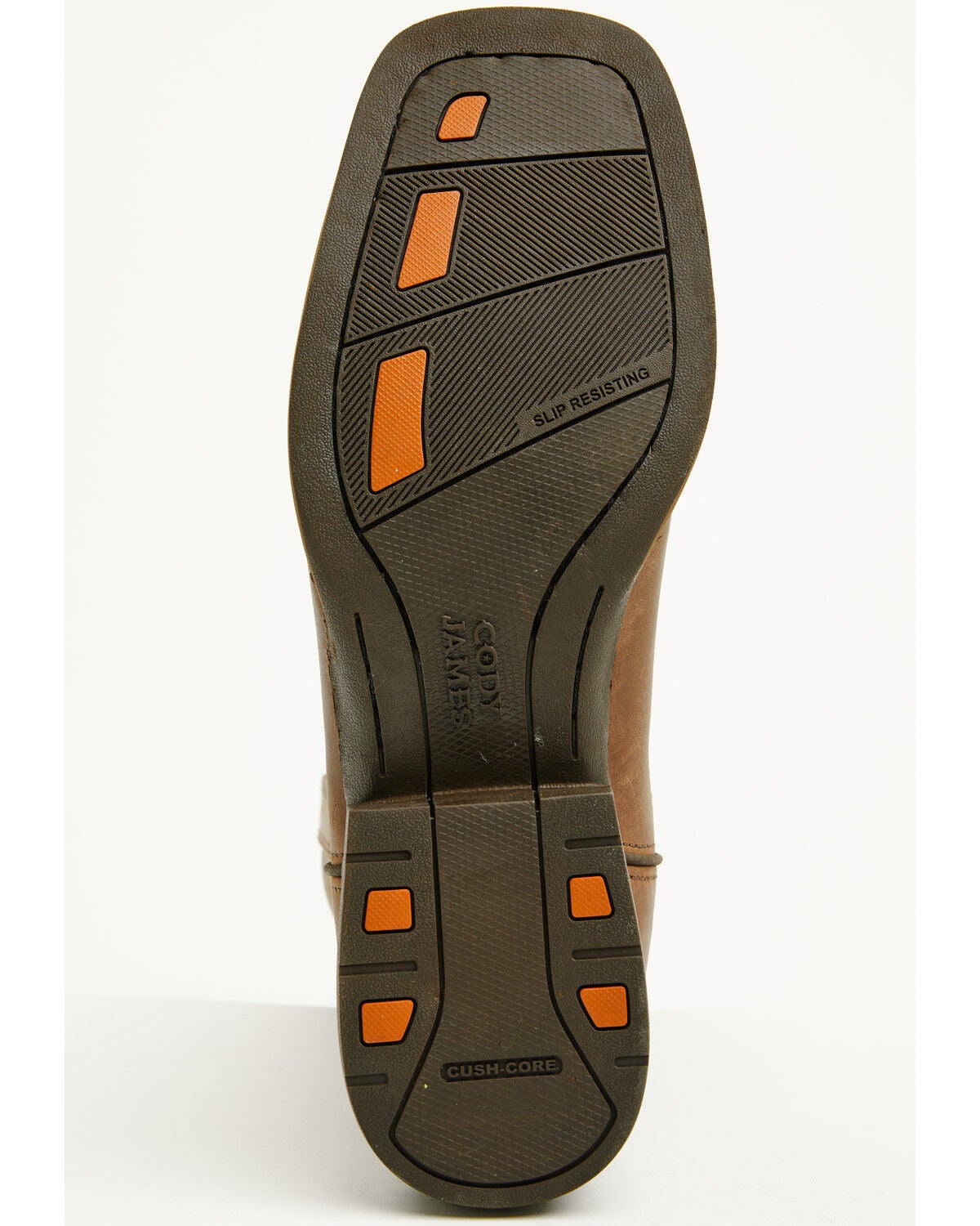 Image #7 - Cody James Cush Core&reg; Men's Kingpin Performance Western Boots - Broad Square Toe, Brown, hi-res