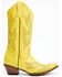 Image #2 - Planet Cowboy Women's Psychedelic Original Soft Western Boots - Snip Toe , Yellow, hi-res