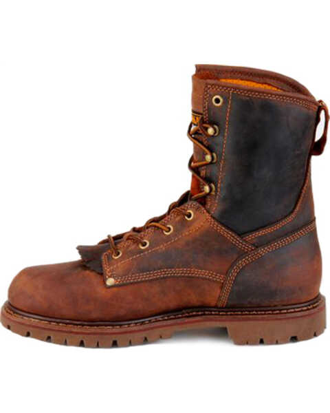 Image #3 - Carolina Men's Waterproof Work Boots - Composite Toe, Brown, hi-res