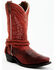 Image #1 - Laredo Women's Knot in Time Western Boots - Square Toe, Red, hi-res