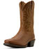 Image #3 - Ariat Men's Sport Lawman Western Boots - Square Toe, Brown, hi-res