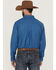Image #4 - RANK 45® Men's Bulldogger Dobby Geo Button-Down Western Shirt, Blue, hi-res