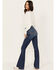 Image #3 - Idyllwind Women's Fulton Vintage Gypsy High Rise Bootcut Jeans, Dark Wash, hi-res