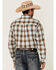 Image #4 - Cinch Men's Large Plaid Print Long Sleeve Button Down Western Shirt , Brown, hi-res