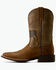 Image #2 - Ariat Men's Sport Buck Performance Western Boots - Broad Square Toe, Brown, hi-res
