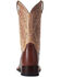 Image #3 - Ariat Men's Smooth Quill Ostrich Night Life Ultra Exotic Western Boot - Broad Square Toe , Brown, hi-res