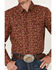 Image #3 - Cody James Men's On Tour Paisley Print Snap Western Shirt, Burgundy, hi-res