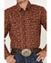 Image #3 - Cody James Men's On Tour Paisley Print Snap Western Shirt , Burgundy, hi-res