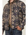 Image #3 - Hooey Men's Southwestern Print Softshell Jacket, Charcoal, hi-res